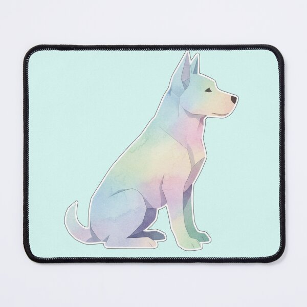 Item preview, Sitting Dog Watercolor Low Poly designed and sold by bsbd-action.