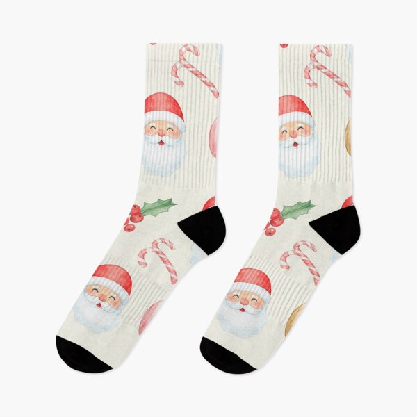 Artikelvorschau, Fröhliches Weihnachtsmann-Aquarell-Weihnachtsmuster entworfen und verkauft von skysshobu.
