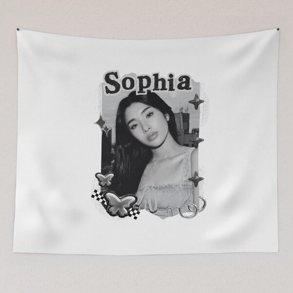 Item preview, KATEYE Sophia Kpop Y2K Group Black and White Collage Digital Art Portrait designed and sold by AJUNICE STUDIO.