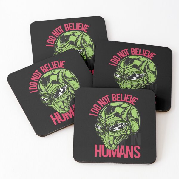 Item preview, Alien doesn't believe in humans designed and sold by Joncasmiart.