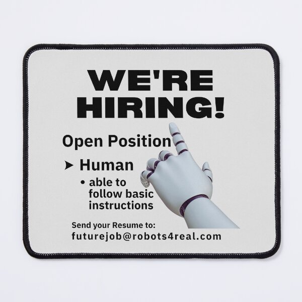 Item preview, Future Mankind Job Recruitment! designed and sold by MPC-Mince-Pies.