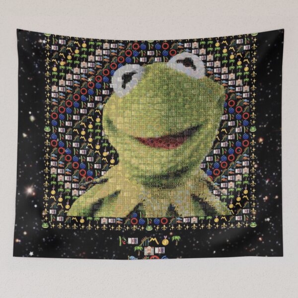 Item preview, Kermit The Frog Emojified ? | Portland Frog Trend Alternative | Funny Emoji Art Design designed and sold by Emoji Emblems.