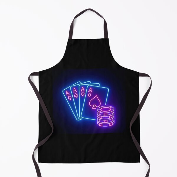 Item preview, Poker Night Glow - Neon Poker Cards  designed and sold by Gletschie.