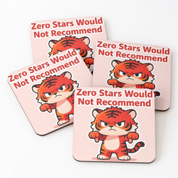 Item preview, Zero Stars Would Not Recommend designed and sold by Buttonquill.