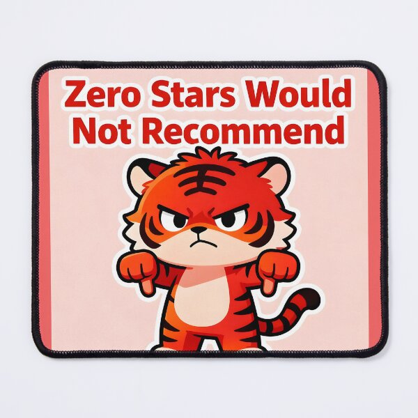 Item preview, Zero Stars Would Not Recommend designed and sold by Buttonquill.