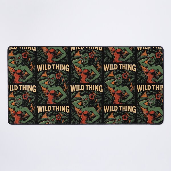 Item preview, Wild Thing Rockabilly Monster Girl Tropical Kustom Kulture Tee designed and sold by Retroaugogo.