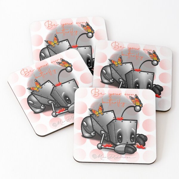 Item preview, Doodle Bots- Be Your Own Butterfly designed and sold by MetroINKbooks.