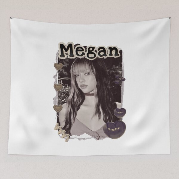 Item preview, KATEYE Megan Kpop Y2K Group Scrapbook Collage Cozy Y2K Vintage Design designed and sold by HELL0WBELLO.