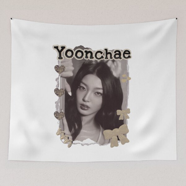Item preview, KATEYE Yoonchae Kpop Y2K Group Scrapbook Collage Cozy Y2K Vintage Design designed and sold by HELL0WBELLO.