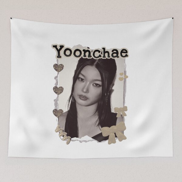 Item preview, KATEYE Yoonchae Kpop Y2K Group Scrapbook Collage Cozy Y2K Vintage Design designed and sold by HELL0WBELLO.
