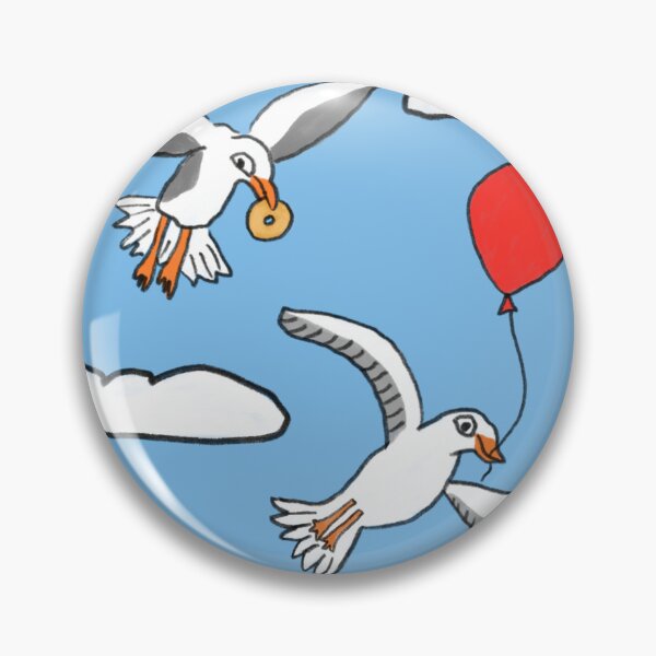 Item preview, Seagulls having fun! designed and sold by Jennifer Russ.