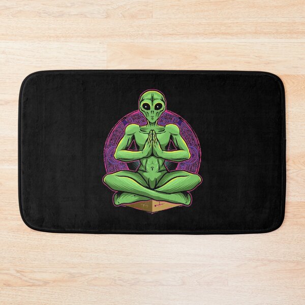 Item preview, Alien meditating in space designed and sold by Joncasmiart.