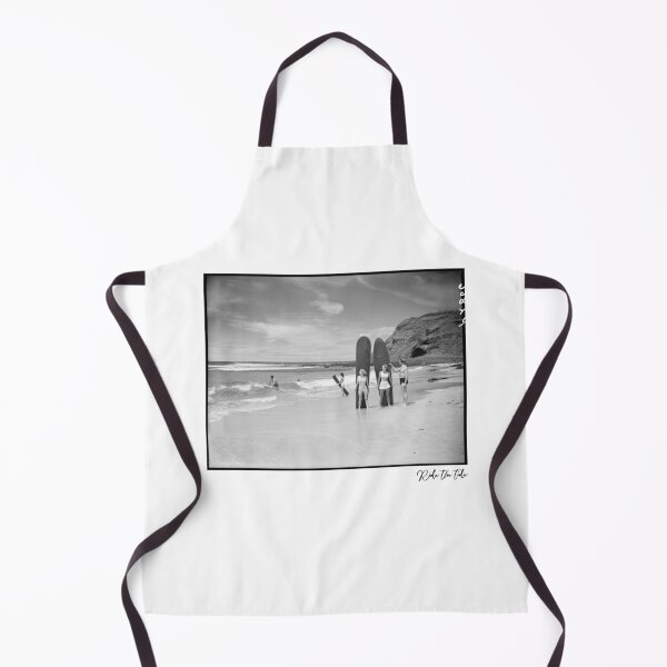 Item preview, Ride the Tide - Beach Vintage Black& White Photography designed and sold by Mantra Mama.