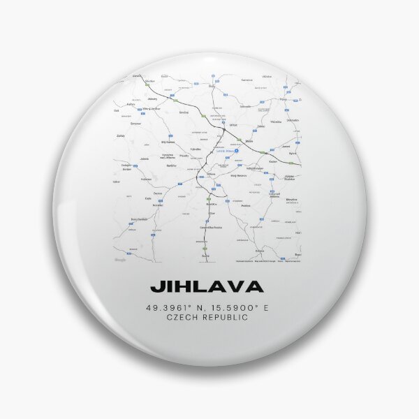 Item preview, Jihlava Minimalist City Map – Modern Czech Republic Print designed and sold by RM-Journey.