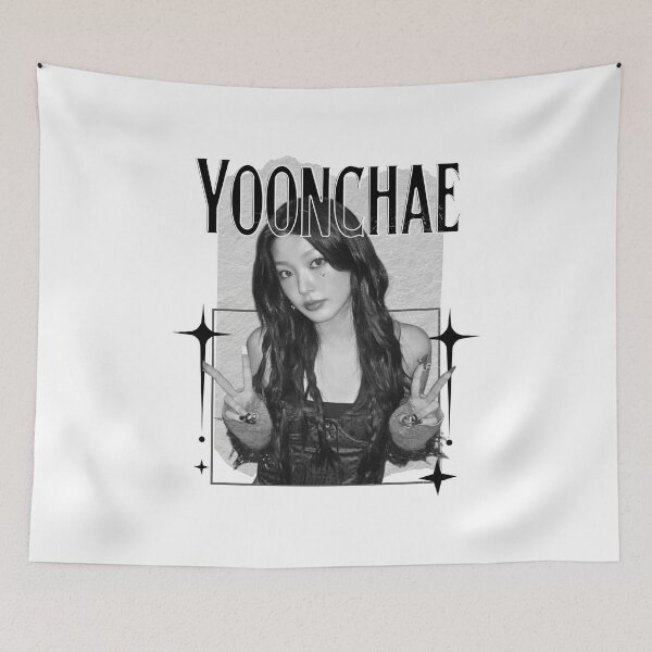 Item preview, KATEYE Yoonchae Kpop Y2K Group Scrapbook Collage Cozy Y2K Vintage Design designed and sold by HELL0WBELLO.