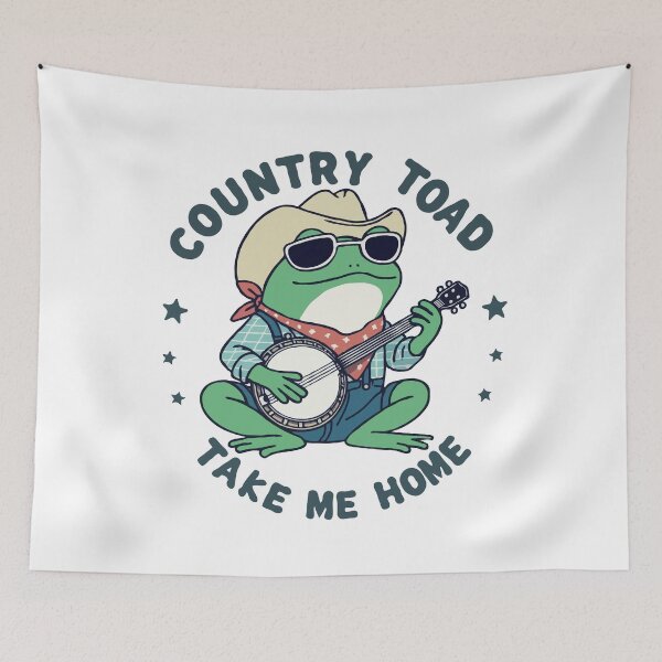 Item preview, Country Toad Take Me Home designed and sold by Gkinoki.