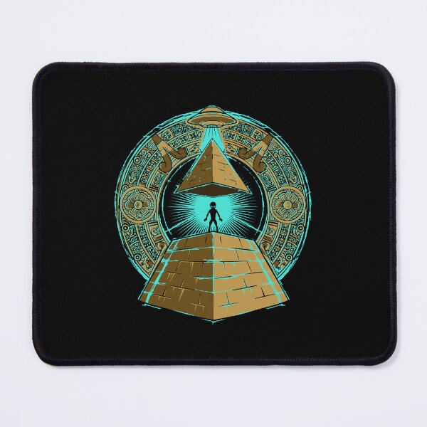 Item preview, Alien meditating in the pyramids designed and sold by Joncasmiart.