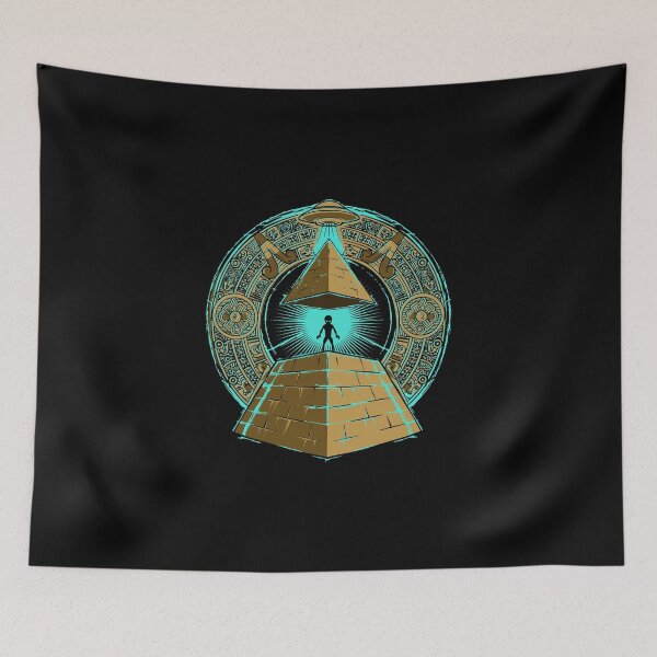 Item preview, Alien meditating in the pyramids designed and sold by Joncasmiart.