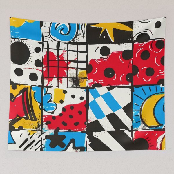 Item preview, Pop Art Colorful Comic Book Panel Design Pattern designed and sold by DEC02.