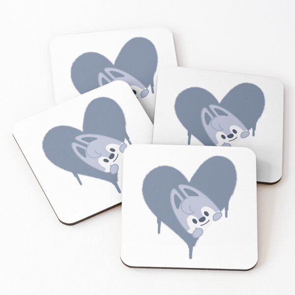 Item preview, Stray Kids Bang Chan - dominATE : celebrATE - SKZOO Wolf Chan heart designed and sold by 0627june.