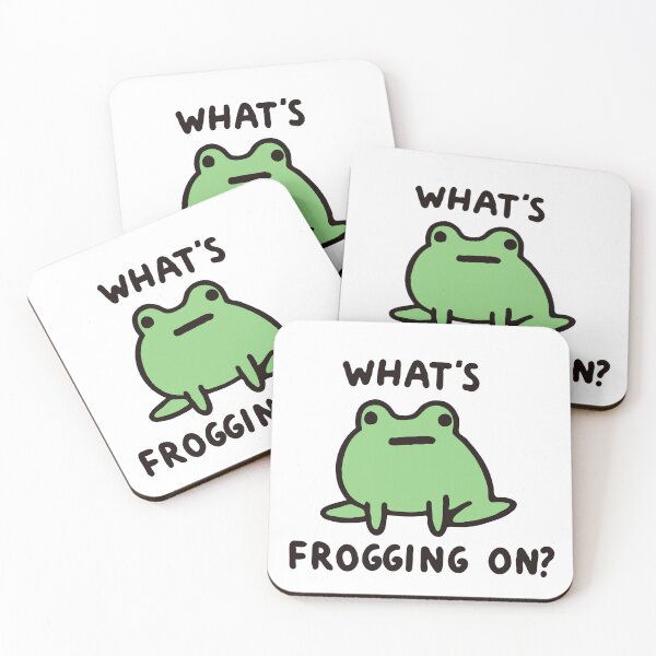Item preview, What's Frogging On designed and sold by Gkinoki.