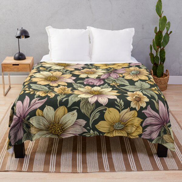 Item preview, Elegant Whimsical Flowers designed and sold by Fabricbella.