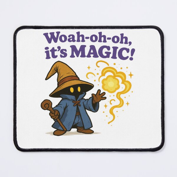 Item preview, Black Mage Woah, it's Magic designed and sold by Rickyricardont.
