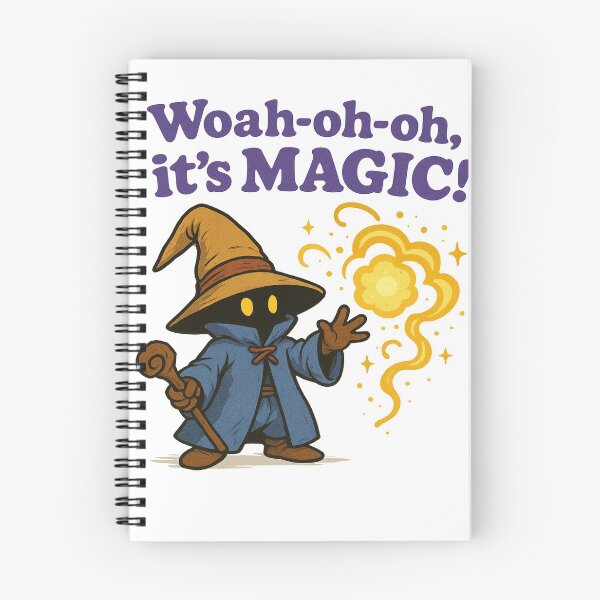 Item preview, Black Mage Woah, it's Magic designed and sold by Rickyricardont.