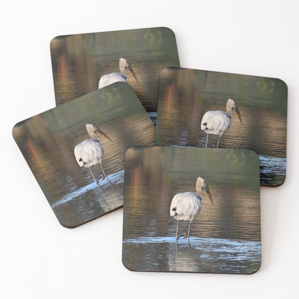 Item preview, Wood stork walking down a strream designed and sold by Glennphotos.