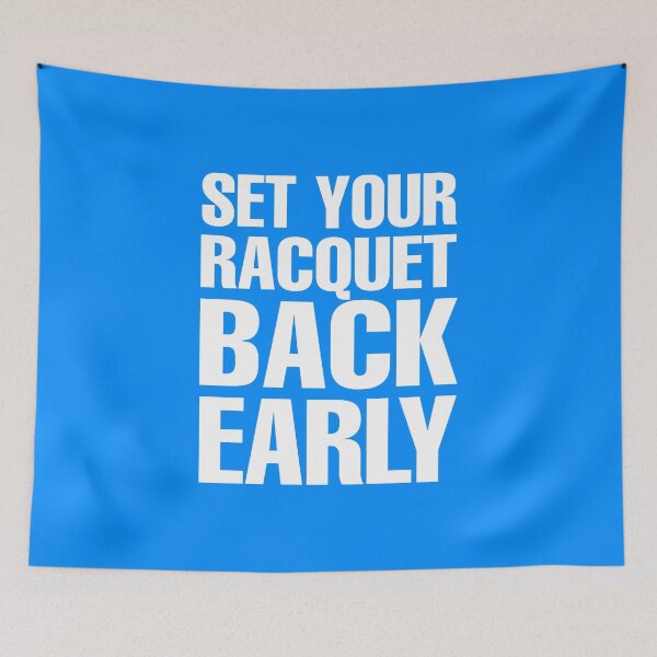 Item preview, Set Your Racquet Back Early - Tennis Tip designed and sold by Supernightwing.