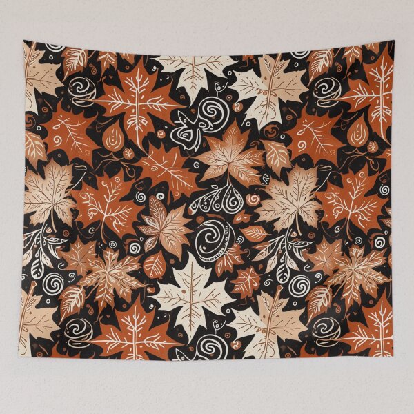 Item preview, Whimsical Fall Leaves designed and sold by Fabricbella.