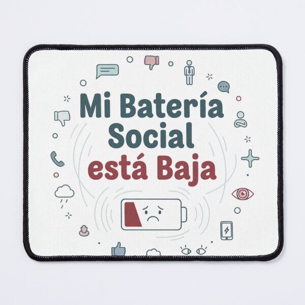 Item preview, My Social Battery is Low - Funny Design for Introverts, Socially Exhausted designed and sold by jduran25.