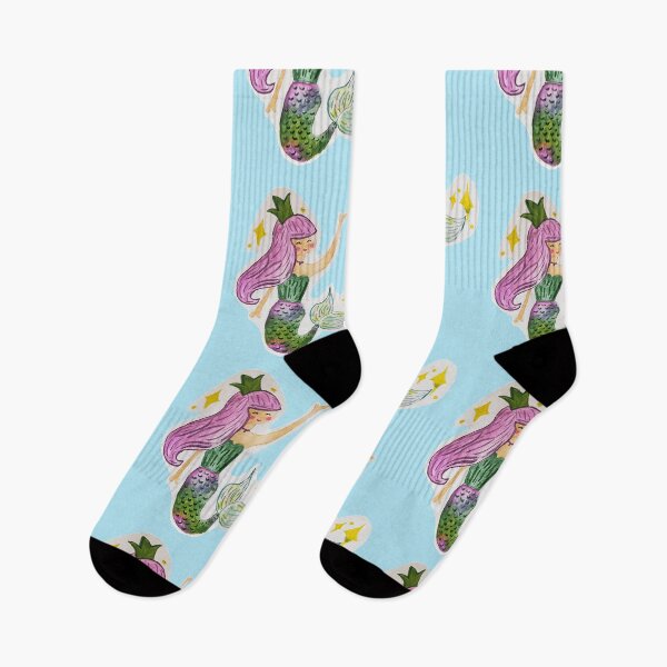 Item preview, Watercolor: Mermaid designed and sold by DoodlesByPapaya.