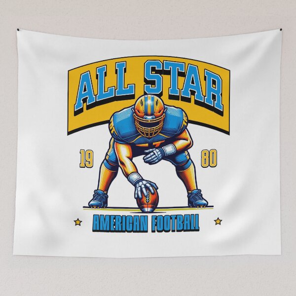 Artikelvorschau, All-Star-Fan des American Football entworfen und verkauft von freshwear design.