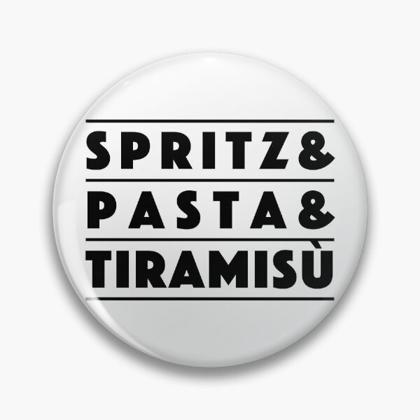 Item preview, Spritz & Pasta & Tiramisù – Italian Food Lovers Typography Design (black) designed and sold by didijuca.