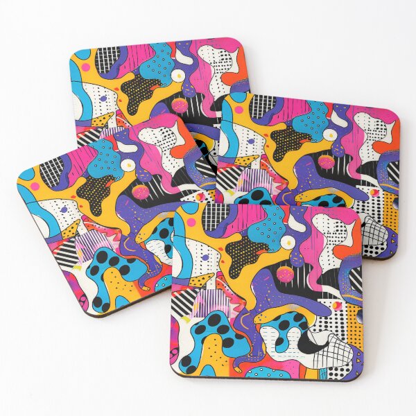 Item preview, Colorful Comic Book Pop Art Abstract Designs Pattern designed and sold by DEC02.