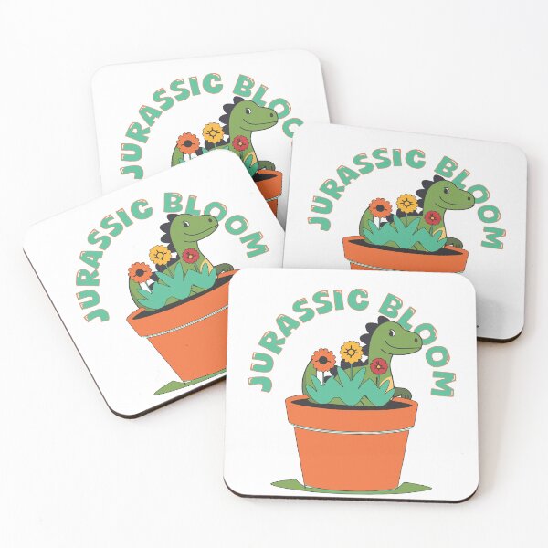 Item preview, Jurassic Bloom - Dinosaur in Flower Pot designed and sold by TerScott.