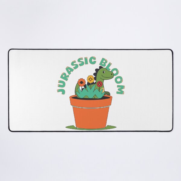 Item preview, Jurassic Bloom - Dinosaur in Flower Pot designed and sold by TerScott.