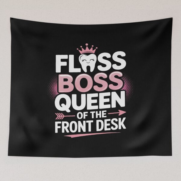 Item preview, Dental Receptionist Women Dentistry Queen of the Fontdesk designed and sold by LeeEvans222.