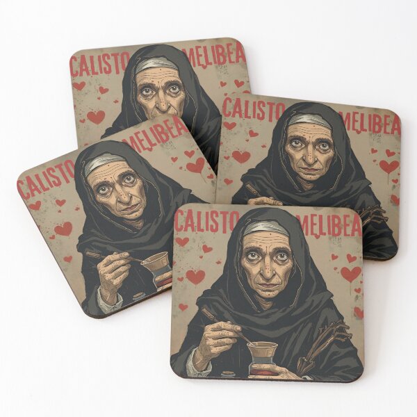 Item preview, Calisto and Melibea. 'La Celestina' by Fernando de Rojas. Convent-trotter, procuress. designed and sold by Filologica.