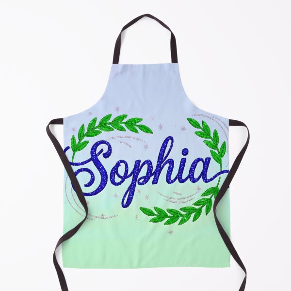 Item preview, Sophia Name Glitter Cursive Laurel Wreath Elegant Personalized designed and sold by JOSTH.