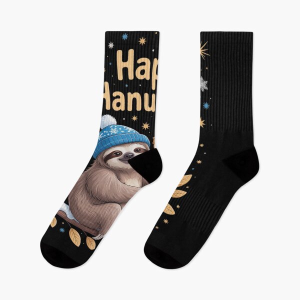 Item preview, Happy Hanukkah Sloth designed and sold by VladoZork.