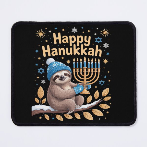 Item preview, Happy Hanukkah Sloth designed and sold by VladoZork.