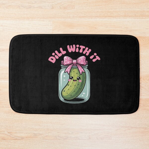 Item preview, Dill With It Funny Pickle Jar Pun Cute designed and sold by LeeEvans222.