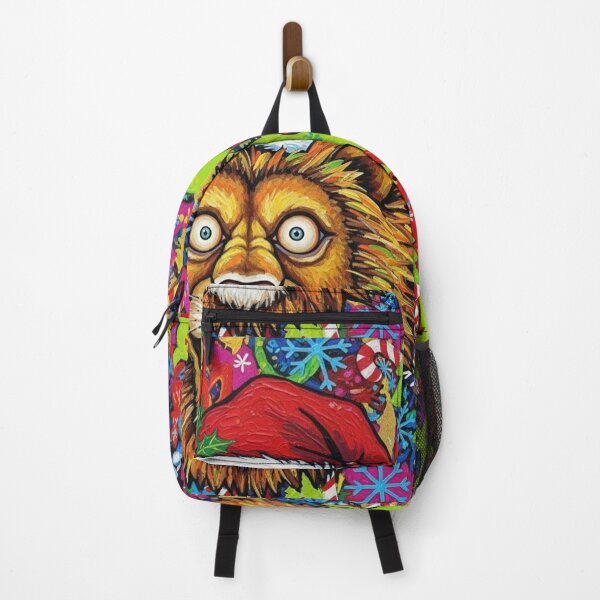 Item preview, Santa Mane-iac – Crazy Lion Ugly Christmas Sweater Art designed and sold by Art's Diner.