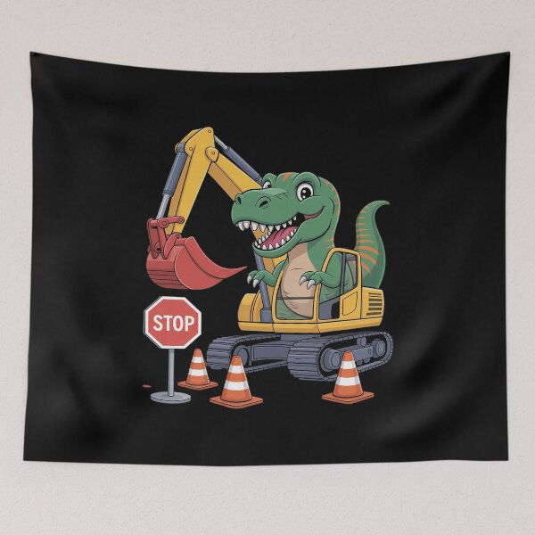 Item preview, Dinosaur Excavator Dino Construction Dig Machine Heavy Equip designed and sold by LeeEvans222.