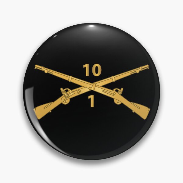 Item preview, Army - 1st Battalion, 10th Infantry Regiment Branch wo Txt X 300 designed and sold by Military Insignia Products.
