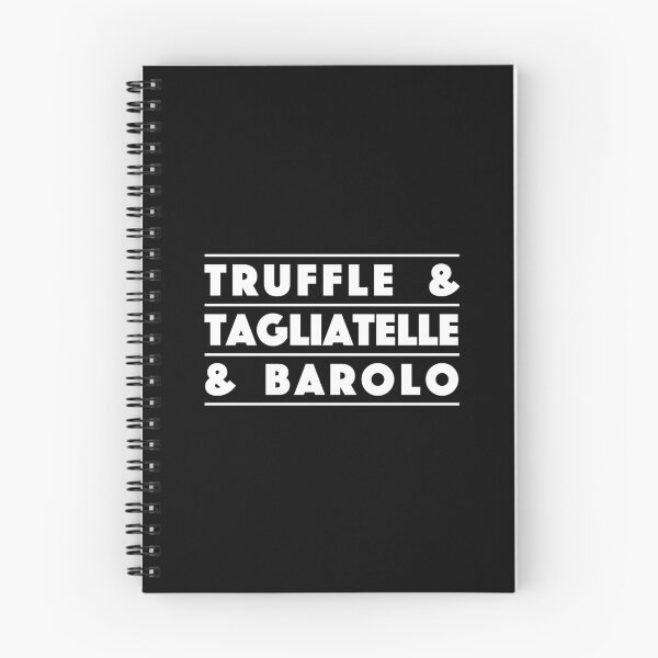 Item preview, Truffle & Tagliatelle & Barolo – Italian Gourmet Vibes Typography Design (White) designed and sold by didijuca.