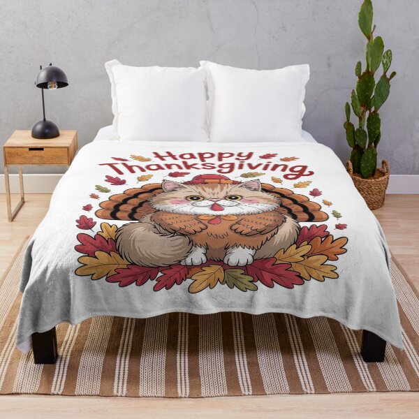 Item preview, Happy Thanksgiving cat turkey designed and sold by VladoZork.