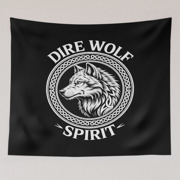 Item preview, Dire Wolf Spirit Animal Celtic Norse Mythical Wolf designed and sold by LeeEvans222.